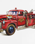 Plakat - Automobile Retro 05 Firetruck