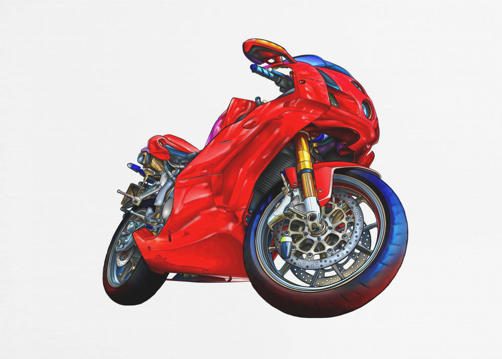 Poster - Motobike Red 07