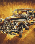 Plakat - Classic Car - Sepia Illustration 83