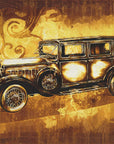 Plakat - Classic Car - Sepia Illustration 85