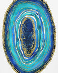 Poster - Turquoise and blue geode