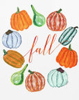 Plakat - Fall pumkins