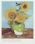 Plakat - Vase With Three Sunflowers