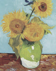 Plakat - Vase With Three Sunflowers