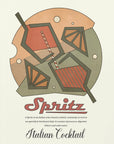 Plakat - Geometrical spritz print