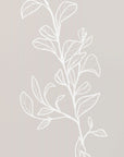 Poster - Garran branch with leaves in beige