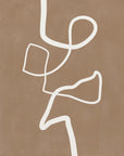 Poster - Brown Single Line Artwork