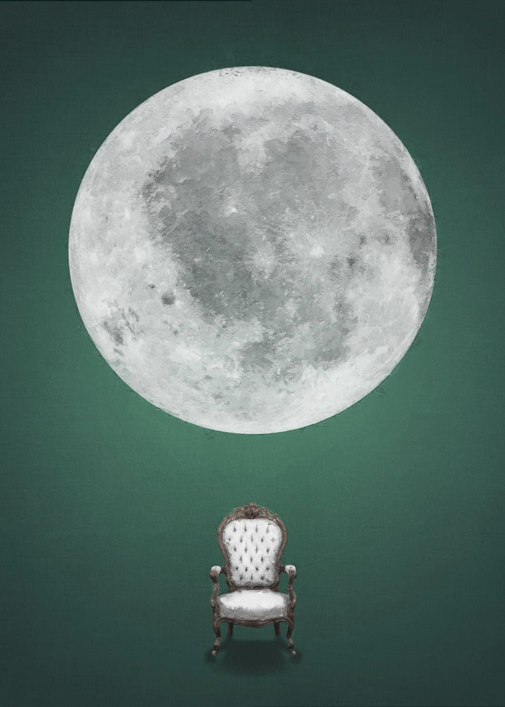 Plakat - Just sit down and watch the Moon