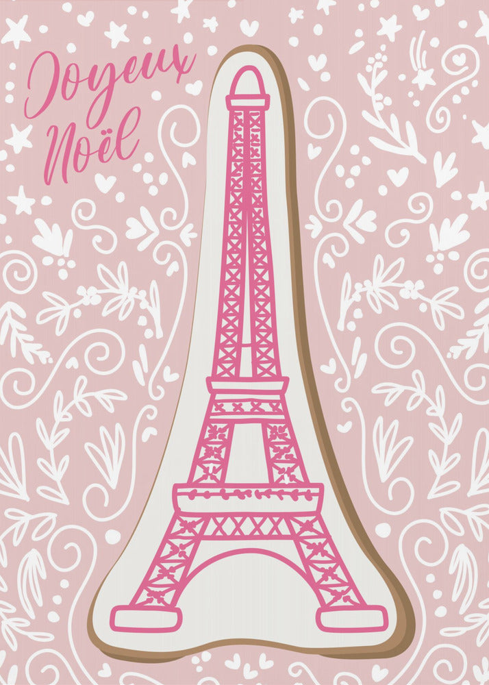 Plakat - Eiffel tower iced gingerbread cookie