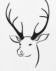 Poster - Reindeer head