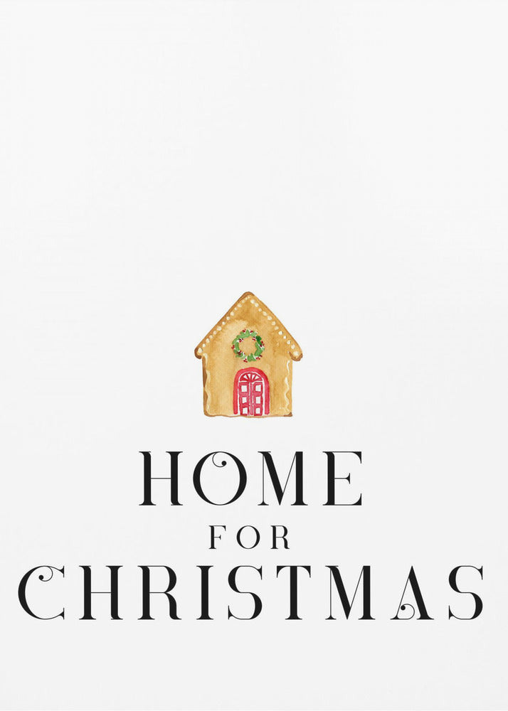 Plakat - Gingerbread home for Christmas