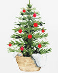 Plakat - Cozy watercolor Christmas tree