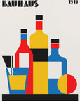 Plakat - Bauhaus Wine Print