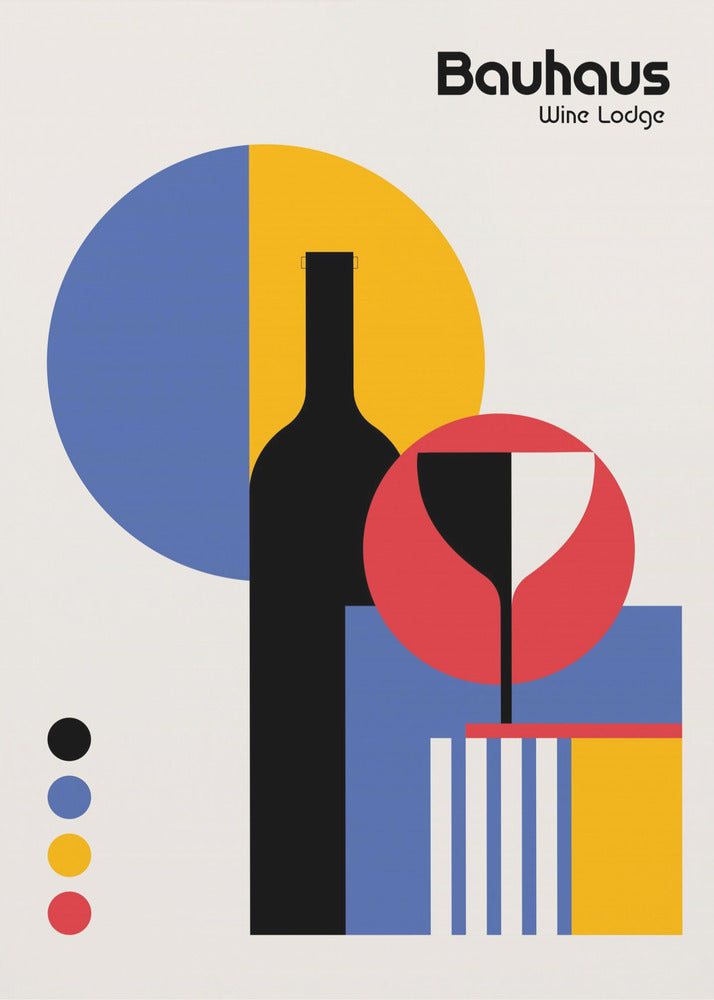 Plakat - Bauhaus Wine Lodge