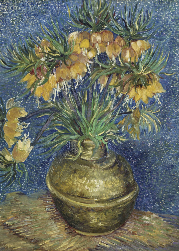 Plakat - Vincent Van Gogh&#39;s Imperial Fritillaries In a Copper Vase (1887)