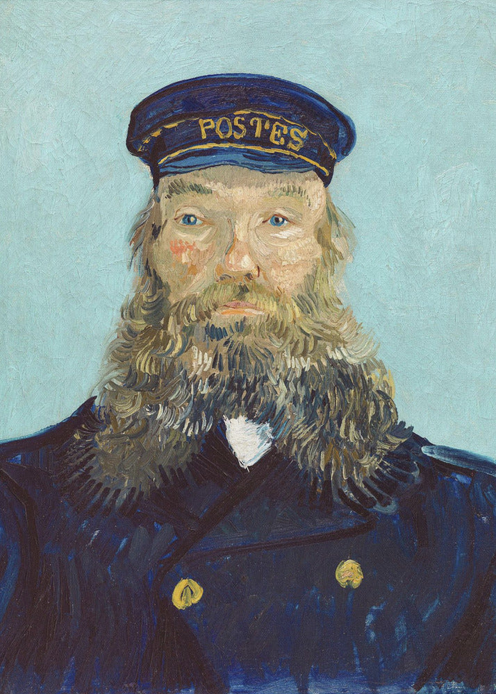 Plakat - Vincent Van Gogh&#39;s Portrait of Postman Roulin (1888)