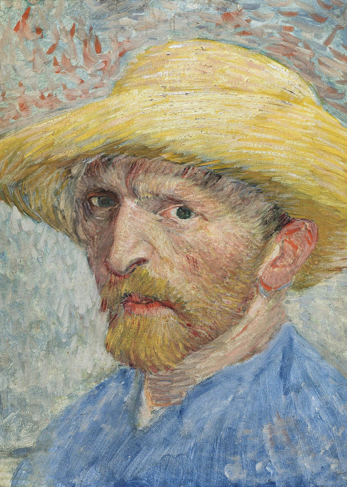 Plakat - Vincent Van Gogh&#39;s Self Portrait (1887)