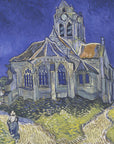 Poster - Vincent Van Gogh's the Church At Auvers (1890)