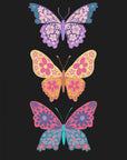 Poster - Colorful floral butterflies III