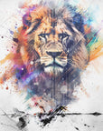 Plakat - Lion Poster Art 04