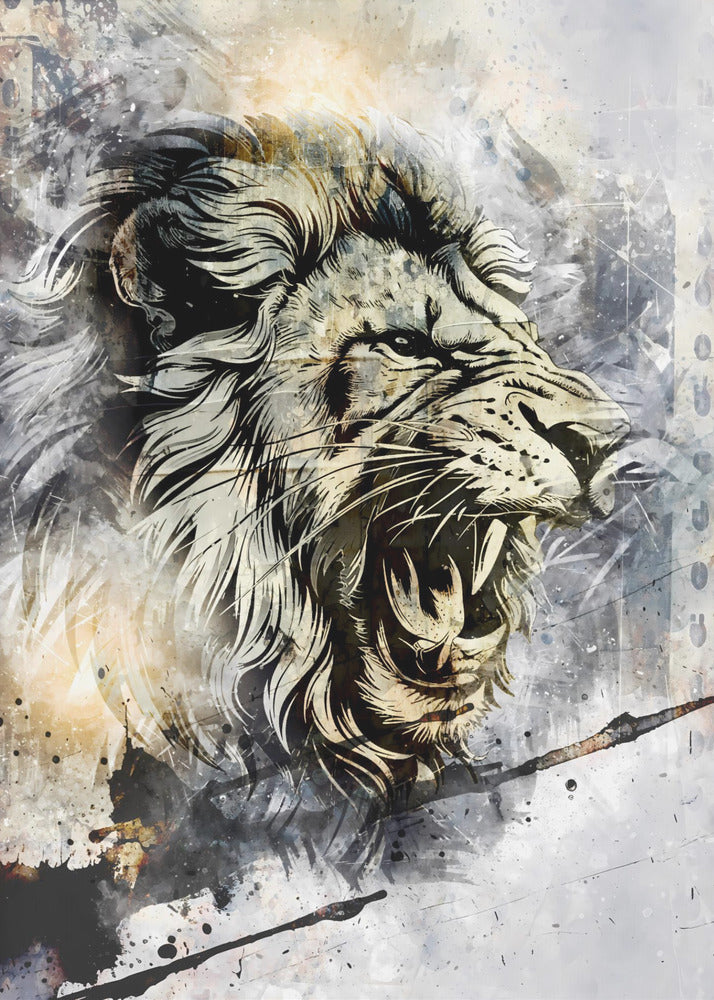 Plakat - Lion Poster Art 03