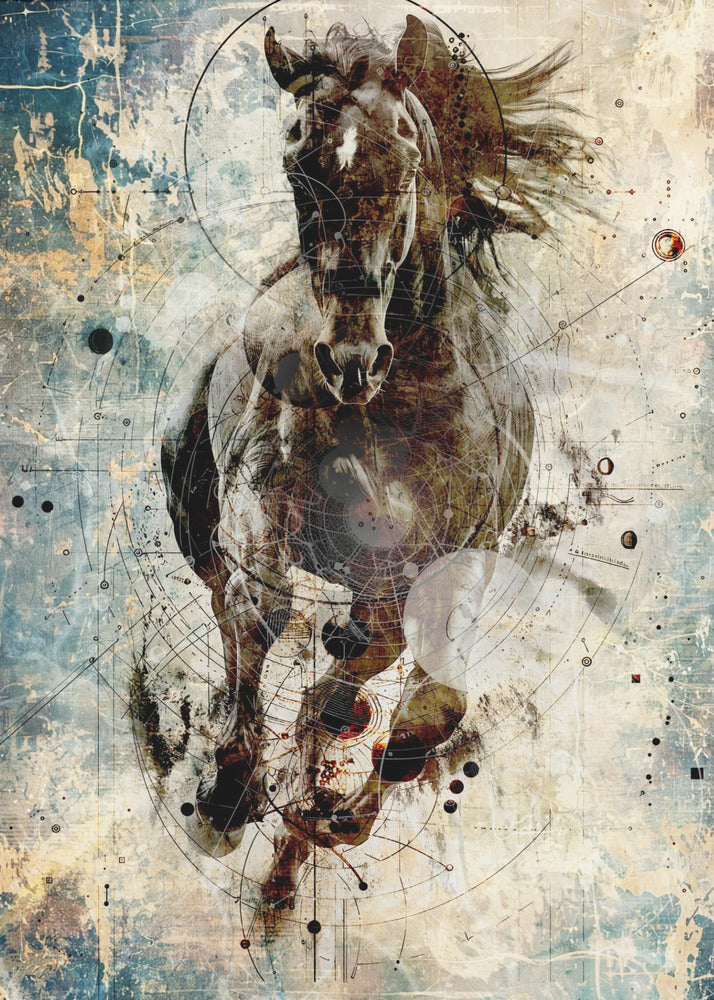 Poster - Horse Illustration 01