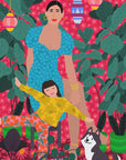 Poster - Woman and Child the Garden