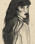 Plakat - Long Hair Lady