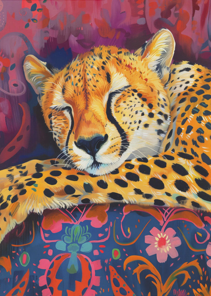 Plakat - Resting Cheetah