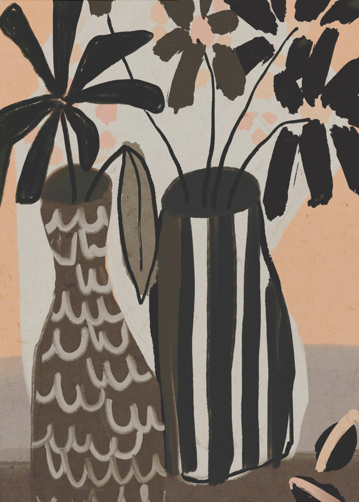 Plakat - Still Life With Vases