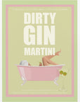 Plakat - Jlr Cocktails- Dirty Gin Martini