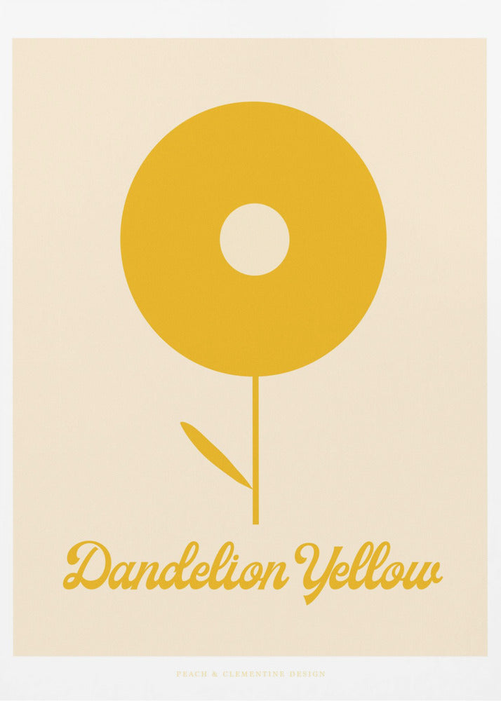 Plakat - Pandc Dandelionyellow Copy