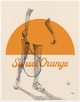 Plakat - Sunset Orange