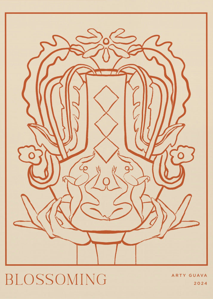 Poster - Vessel Collection : Blossom (LineArt)