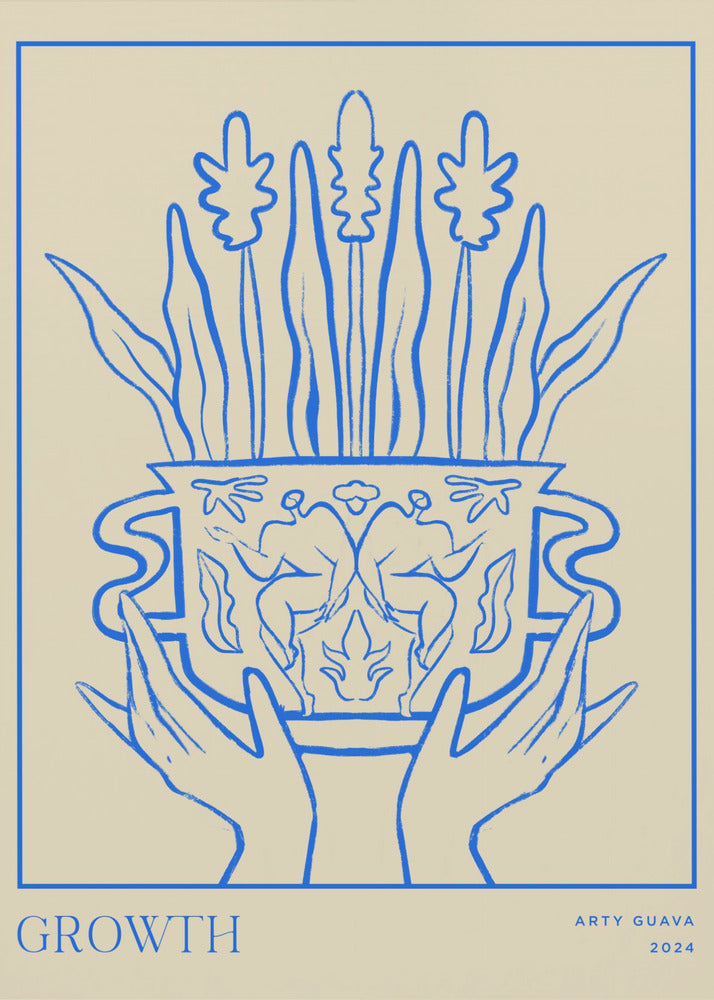 Plakat - Vessel Collection : Growth (LineArt)