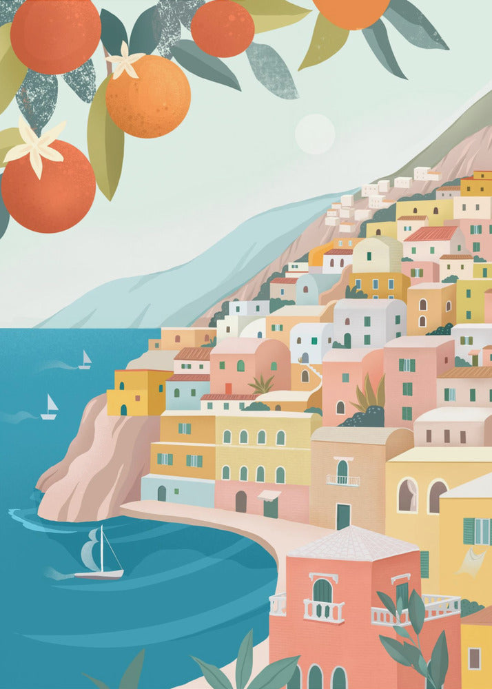 Plakat - Positano Coast Italy