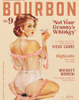 Plakat - Babes of Bourbon Vol 9 Vintage Whiskey Pinup