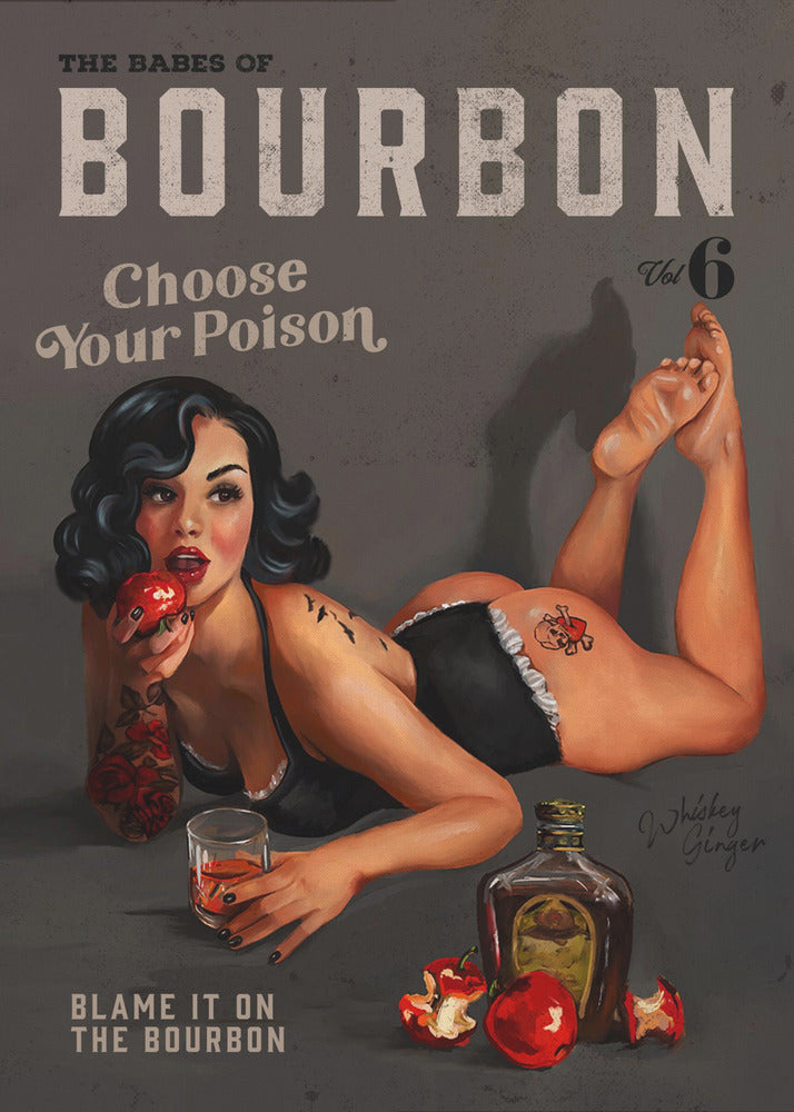 Plakat - Babes of Bourbon Vol 6 Choose Your Poison Sexy Pinup