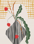 Plakat - Midcentury Ikebana Light