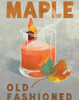 Plakat - Maple Old Fashioned Cocktail