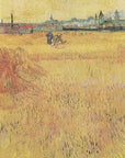 Poster - Wheat Field With View of Arles (1888)