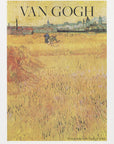 Plakat - Wheat Field With View of Arles (1888)