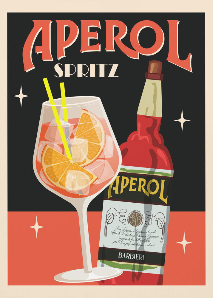 Plakat - Aperol Spritz_Black