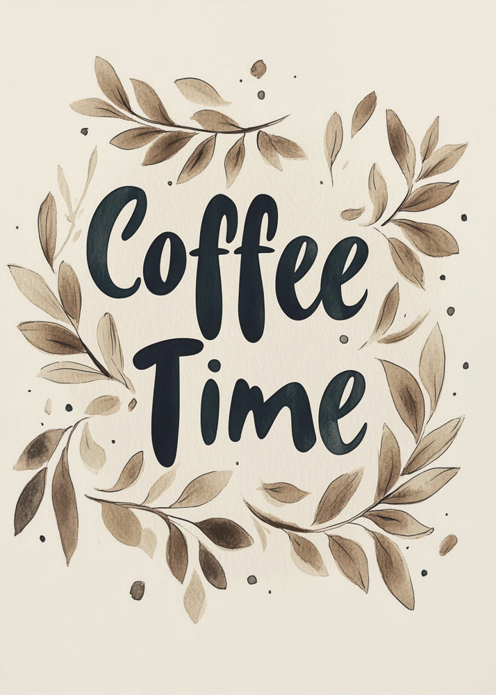 Plakat - Coffee time