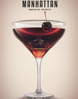 Plakat - Manhattan Cocktail