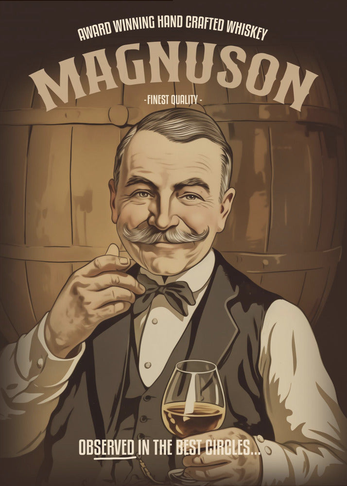 Plakat - Magnuson Whiskey