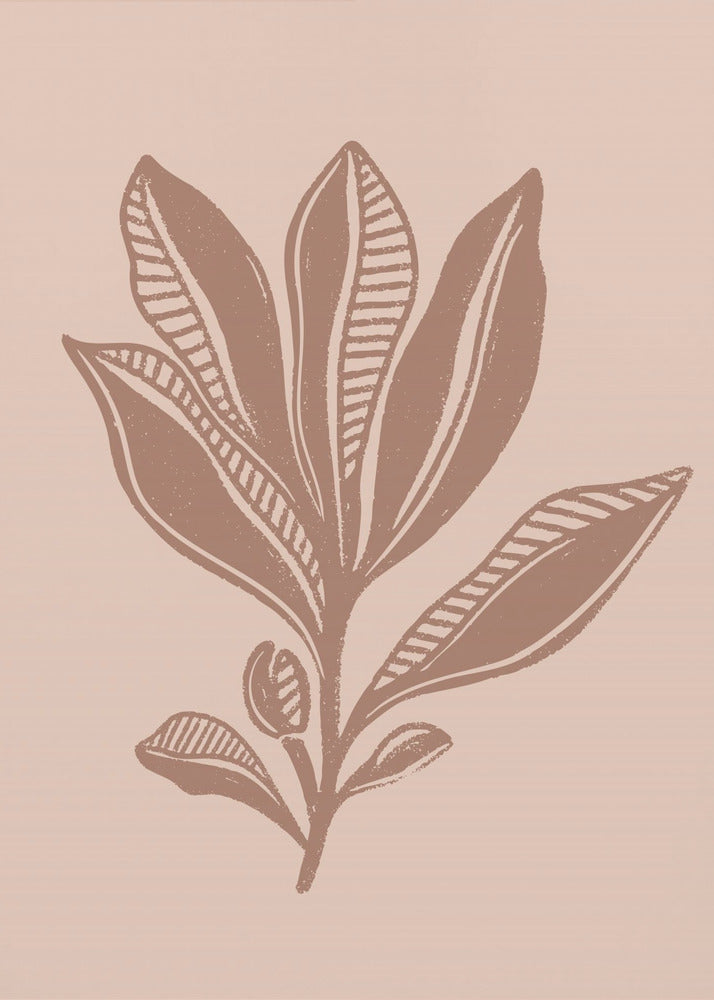 Poster - Mocha Foliage