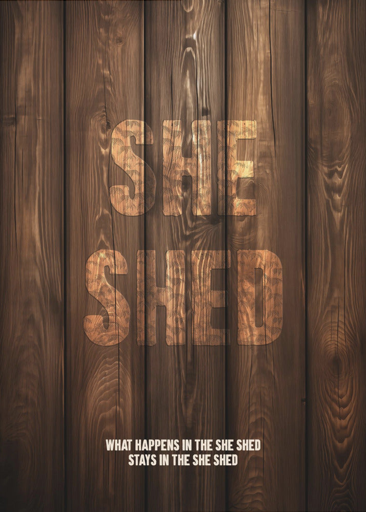 Plakat - She Shed