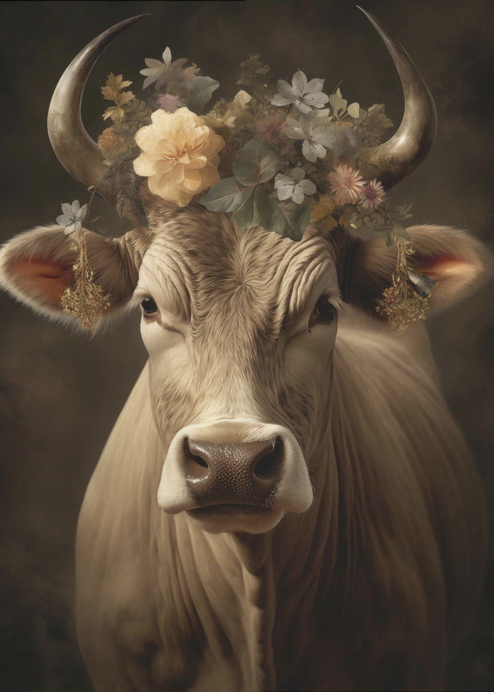 Plakat - Bull Portrait