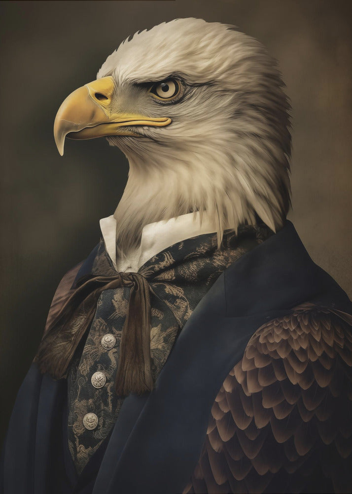 Plakat - Bald Eagle Portrait